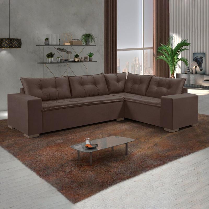 Sofá de Canto 7 Lugares 300x210cm M146 Martins Estofados - Sofá 5